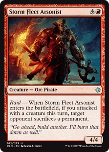 Storm Fleet Arsonist (Ixalan) Near Mint - Nick Nack's Full Frontal Attack