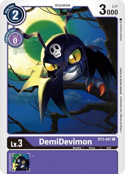 DemiDevimon (Release Special Booster) Near Mint - Nick Nack's Full Frontal Attack