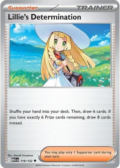 Lillie's Determination - 119 (ME01: Mega Evolution) Near Mint