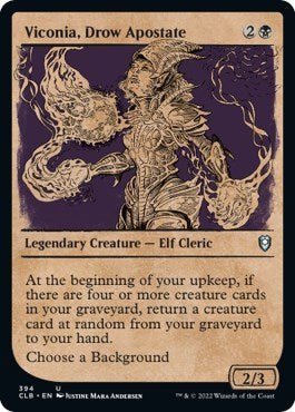 Viconia, Drow Apostate (Showcase) (Commander Legends: Battle for Baldur's Gate) Near Mint - Nick Nack's Full Frontal Attack