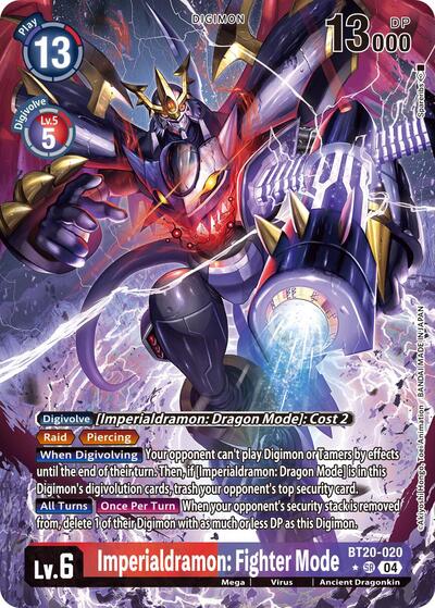 Imperialdramon: Fighter Mode (Alternate Art) (Release Special Booster 2.5) Medium Play Foil