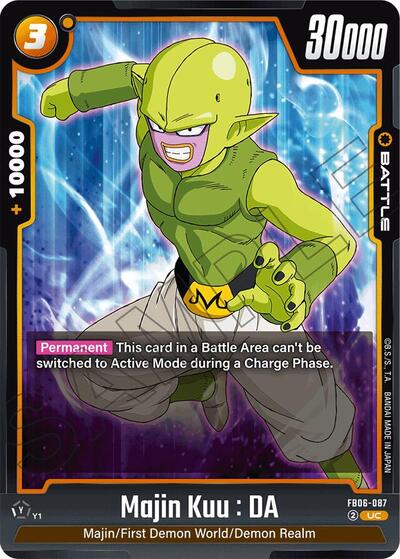Majin Kuu : DA (Rivals Clash) Near Mint - Nick Nack's Full Frontal Attack