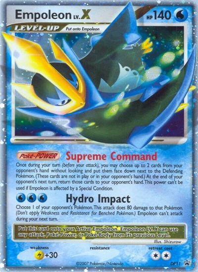 Empoleon LV.X - DP11 (Diamond and Pearl Promos) Medium Play Holofoil
