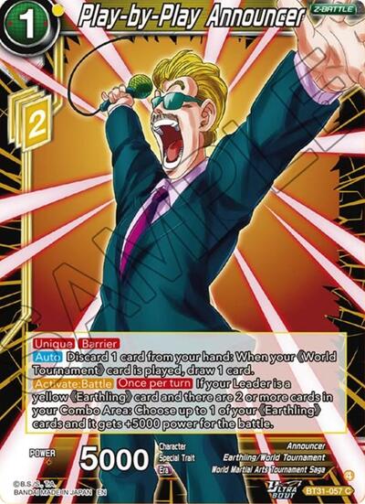 Play-by-Play Announcer (Impact Beyond Dimensions) Near Mint