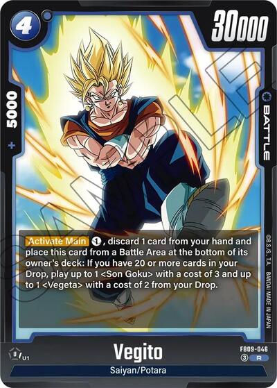 Vegito (Dual Evolution) Near Mint Holofoil - Nick Nack's Full Frontal Attack