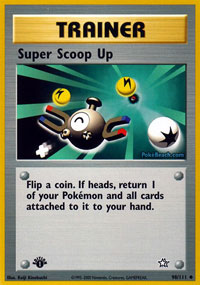Super Scoop Up (Neo Genesis) Light Play 1st Edition