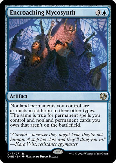 Encroaching Mycosynth (Phyrexia: All Will Be One) Near Mint - Nick Nack's Full Frontal Attack