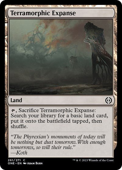Terramorphic Expanse (Phyrexia: All Will Be One) Near Mint - Nick Nack's Full Frontal Attack