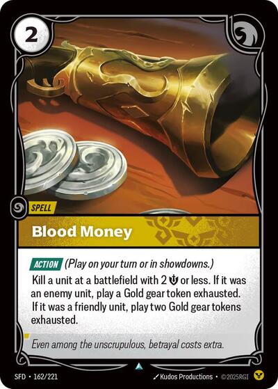 Blood Money (Spiritforged) Near Mint Foil - Nick Nack's Full Frontal Attack