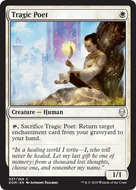 Tragic Poet (Dominaria) Near Mint - Nick Nack's Full Frontal Attack