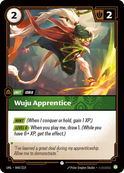 Wuju Apprentice (Unleashed) Near Mint