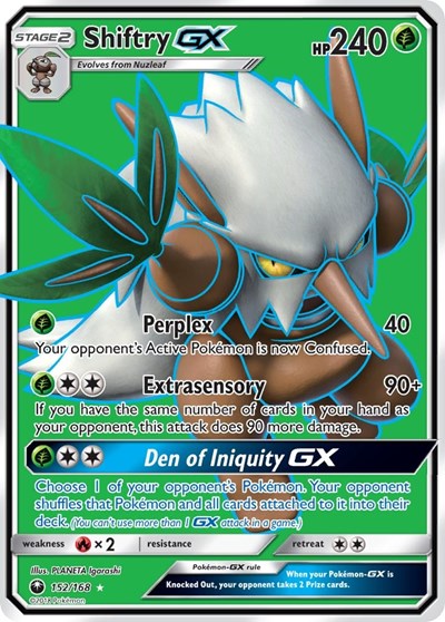 Shiftry GX (Full Art) (SM - Celestial Storm) Near Mint Holofoil