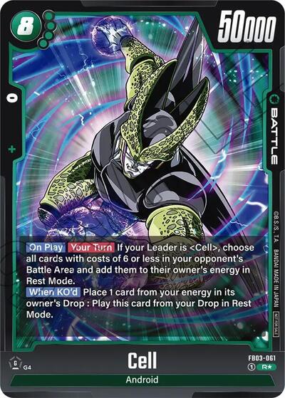 Cell (Tournament Pack 03) (Tournament and Championship Promos) Near Mint Holofoil
