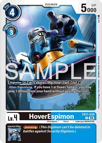 HoverEspimon (Dawn of Liberator) Near Mint - Nick Nack's Full Frontal Attack