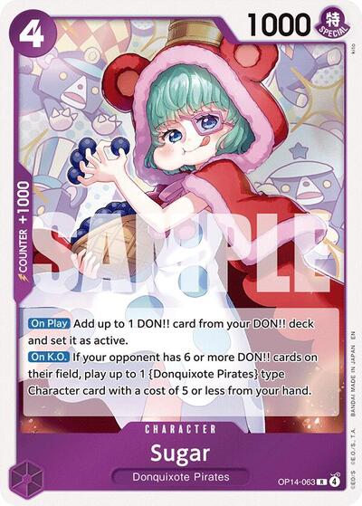 Sugar (The Azure Sea's Seven) Near Mint Foil - Nick Nack's Full Frontal Attack