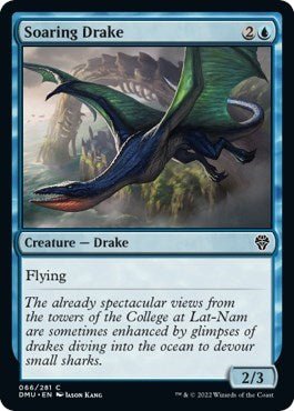 Soaring Drake (Dominaria United) Near Mint - Nick Nack's Full Frontal Attack