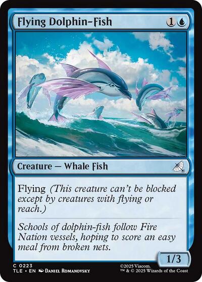 Flying Dolphin - Fish (Avatar: The Last Airbender: Eternal - Legal) Near Mint - Nick Nack's Full Frontal Attack