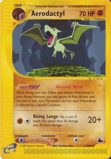 Aerodactyl (Skyridge) Light Play