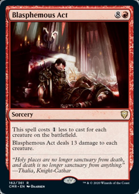 Blasphemous Act (Commander Legends) Near Mint - Nick Nack's Full Frontal Attack