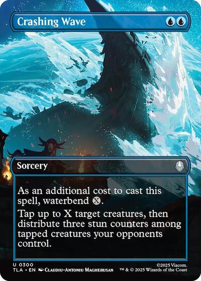 Crashing Wave (Borderless) (Avatar: The Last Airbender) Near Mint