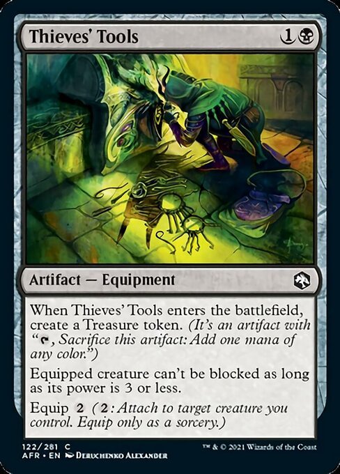 Thieves' Tools (Adventures in the Forgotten Realms) Near Mint - Nick Nack's Full Frontal Attack