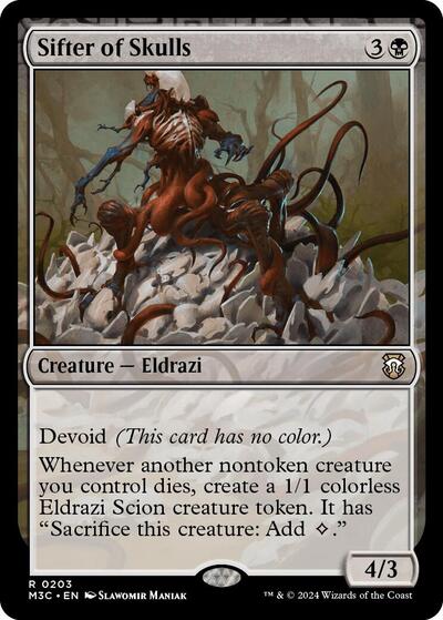 Sifter of Skulls (Commander: Modern Horizons 3) Near Mint - Nick Nack's Full Frontal Attack