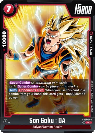 Son Goku : DA FB07 - 009 (Wish For Shenron) Near Mint - Nick Nack's Full Frontal Attack
