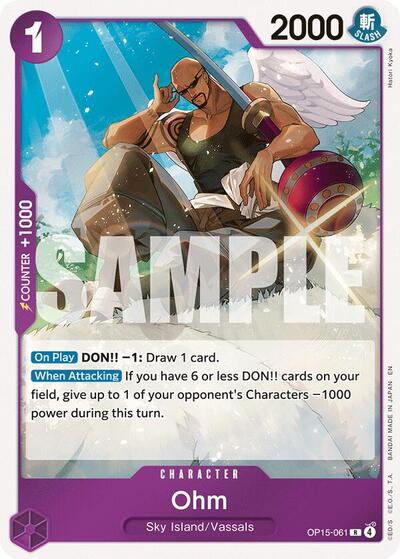 Ohm (Adventure on Kami's Island) Near Mint Foil - Nick Nack's Full Frontal Attack