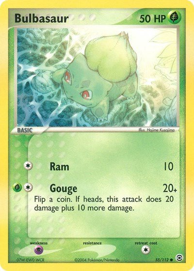 Bulbasaur - 055 (FireRed & LeafGreen) Light Play - Nick Nack's Full Frontal Attack