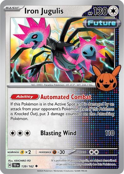 Iron Jugulis (Trick or Trade BOOster Bundle 2024) Near Mint - Nick Nack's Full Frontal Attack