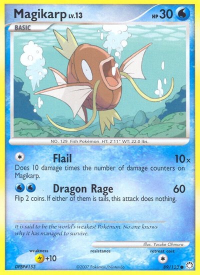 Magikarp (Mysterious Treasures) Light Play