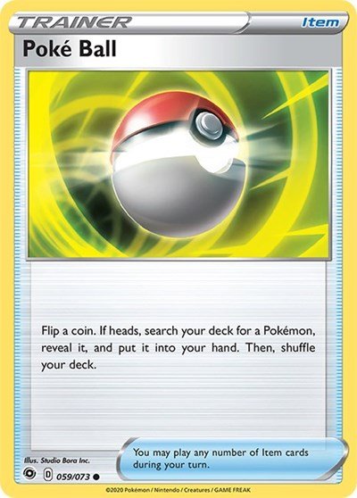 Poke Ball (Champion's Path) Near Mint - Nick Nack's Full Frontal Attack