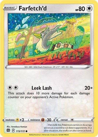 Farfetch'd (SWSH09: Brilliant Stars) Near Mint - Nick Nack's Full Frontal Attack