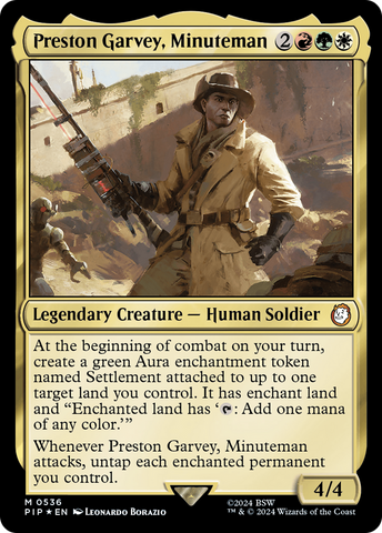 Preston Garvey, Minuteman (Surge Foil) [Fallout]