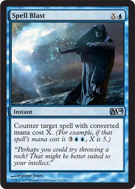 Spell Blast (Magic 2014 Core Set) Near Mint - Nick Nack's Full Frontal Attack