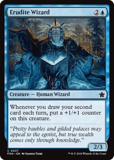 Erudite Wizard (Foundations) Near Mint