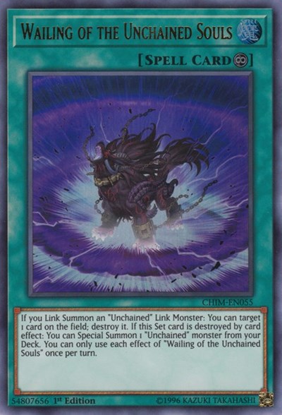 Wailing of the Unchained Souls (Chaos Impact) Light Play 1st Edition
