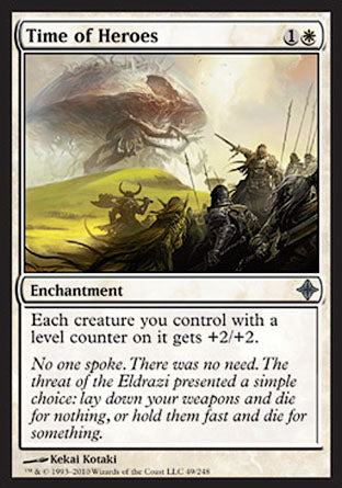 Time of Heroes (Rise of the Eldrazi) Light Play