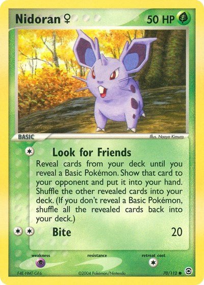 Nidoran F (FireRed & LeafGreen) Light Play - Nick Nack's Full Frontal Attack