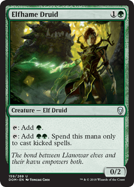 Elfhame Druid (Dominaria) Near Mint - Nick Nack's Full Frontal Attack