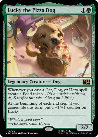Lucky the Pizza Dog (Commander: Marvel Super Heroes) Near Mint