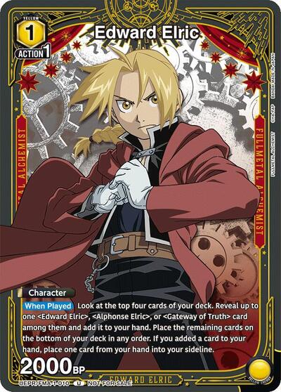 Edward Elric (010) (Union Arena Promotion Cards) Near Mint - Nick Nack's Full Frontal Attack