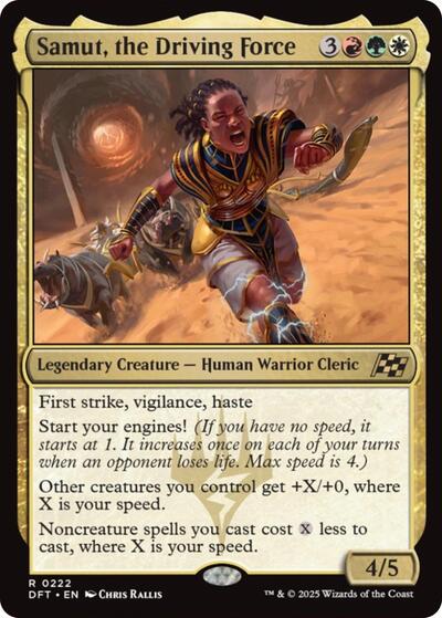 Samut, the Driving Force (Aetherdrift) Near Mint