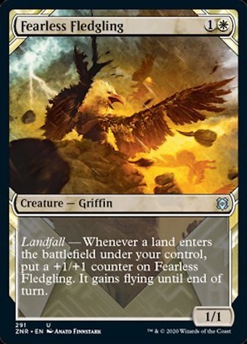 Fearless Fledgling (Showcase) (Zendikar Rising) Near Mint