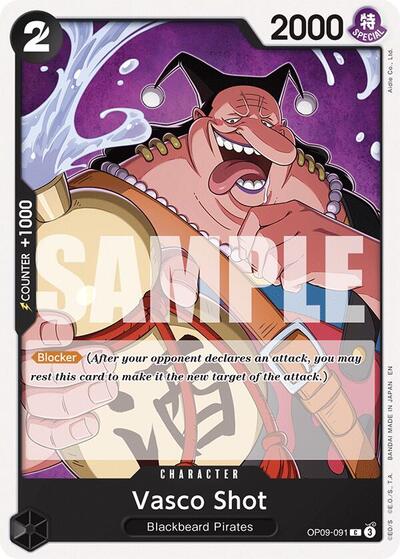 Vasco Shot (Reprint) (Starter Deck 27: BLACK Marshall.D.Teach) Near Mint - Nick Nack's Full Frontal Attack