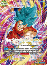 Son Goku // Le retour de Son Goku Super Saiyan Blue (estampillé or) (P-399) [Cartes promotionnelles] 