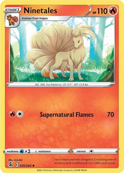 Ninetales (30) (SWSH08: Fusion Strike) Near Mint