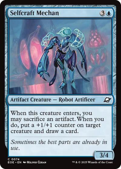 Selfcraft Mechan (Edge of Eternities) Near Mint Foil - Nick Nack's Full Frontal Attack