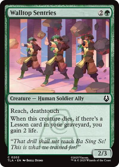 Walltop Sentries (Avatar: The Last Airbender) Near Mint - Nick Nack's Full Frontal Attack