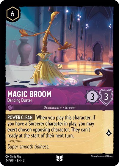 Magic Broom - Dancing Duster (Into the Inklands) Near Mint - Nick Nack's Full Frontal Attack